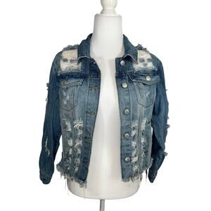 Thrill Jeans Denim Cutout Women’s Jacket
